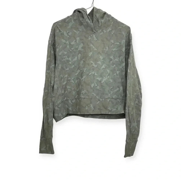 Athleta Camo Farallon Hoodie Sweatshirt Camo Size Small - Picture 1 of 6